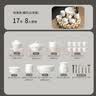 不拙白瓷茶具整套家庭用茶壶茶杯茶洗泡茶茶具套装雁归15头功夫茶具 实拍图