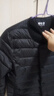 雪中飞26新款女式羽绒服内恤轻薄短款可外穿百搭保暖休闲舒适气质圆领 宝石黑|8086 L /170/92A 实拍图