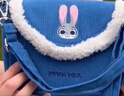迪士尼（Disney）疯狂动物城朱迪斜挎包兔子玩偶包毛绒玩具娃娃女孩生日礼物女朋友 实拍图