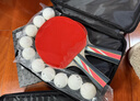 京东京造 雨燕一星乒乓球拍双拍2只装横直对拍训练套装双面反胶1星 横直板 实拍图