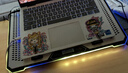 酷睿冰尊（ICE COOREL）笔记本散热器K15 电脑平板支架带hub扩展usb3.0分线器可调速带增高桌RGB灯光华为/联想/机械师通用 实拍图