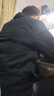 【耐磨防钻绒】棉服男外套男冬季新款潮牌立领加厚青少年舒适百搭 黑色 2XL 实拍图
