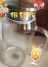 乐扣乐扣（LOCK&LOCK）凉水壶耐热玻璃泡茶柠檬水果水杯子带把家用大容量玻璃茶水杯1.2L 实拍图