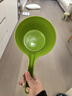 茶花（CHAHUA）塑料水瓢厨房浴室多用塑料水勺大号水瓢塑料水舀 新款绿【大号1.6L】 1只装 实拍图