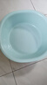 千鸿 脸盆含护手约42CM单只装加厚塑料盆厨房洗菜盆QH-01032颜色随机 实拍图