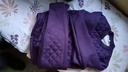 南极人中老年保暖内衣女士冬季加厚妈妈装开衫大码羽丝绒棉袄套装紫红L 实拍图