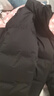 优衣库童装男童女童蓬松羽绒茄克外套夹克羽绒服478148 09 黑色 150 实拍图