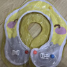 京东京造 婴儿游泳圈4-12月脖圈双气囊大浮力宝宝洗澡颈圈 黄色星球 实拍图