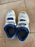 尤尼克斯YONEX羽毛球鞋yy基础款舒适亲子款青少年SHB101JRCR白/蓝34码 实拍图