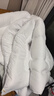 富安娜 舒暖 纤维被子冬季被芯 双人冬厚被 约6.3斤 203*229cm 白色 实拍图