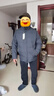 雪中飞90绒羽绒服爸爸装男士冬季保暖防寒羊毛领中老年加厚外套195 实拍图