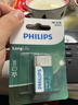 飞利浦（PHILIPS）碳性9V电池1粒适用玩具/万用表/烟雾报警器/麦克风/遥控器/话筒等9V方块电池6F22 实拍图