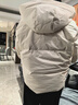 鸭鸭孙颖莎同款时空道宇羽绒服男短款2025冬季新款男女款面包服外套HY 月光白色 M 170/88A(M) 实拍图