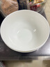 京东京造 餐具套装 乔迁之喜陶瓷家用陶瓷汤碗 纯白骨瓷 面碗6英寸*2 实拍图