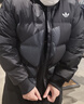 adidas 600蓬轻薄拒水保暖鸭绒羽绒服男女 80绒子阿迪达斯三叶草   黑色(推荐男生选大一码)   XL 实拍图