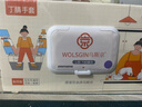 乌斯京（WOLSGIN）丁晴手套 100只/盒大码一次性手套丁腈厨房食品级紫色橡胶手套 实拍图