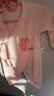 童泰婴儿连体衣新生儿衣服四季0-6月初生宝宝哈衣爬服纯棉内衣2件装 粉白花朵（四季款） 52cm (建议0-2个月身高50-55cm) 实拍图