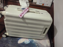 ELLE法国行李箱20英寸白色时尚女士拉杆箱小清新高颜值轻便旅行箱 实拍图