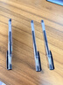 uni三菱 uni-ball UM-100黑色中性笔高颜值0.5mm黑笔签字笔商务学生考试刷题专用水笔水性笔 3支 实拍图