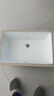 箭牌方形台下盆洗脸盆洗手盆家用陶瓷盆单盆卫生间嵌入式面盆阳台台盆 24寸平底方盆62*42cm送箭牌下水器 实拍图