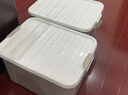 京东京造MAX系列衣物收纳箱塑料整理箱带轮 110L 634*460*390mm 实拍图