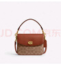 蔻驰（COACH）【礼物】经典标志CASSIE19号单肩斜挎包翻盖冬季女包 棕黄色锈色（新版） 实拍图