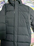 优衣库童装男童女童高级保暖羽绒大衣外套长款羽绒服478153 09 黑色 150 实拍图