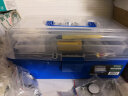 老A(LAOA)12.5英寸糖果色家用透明塑料三层五金工具箱收纳箱 12.5‘’蓝色 晒单实拍图