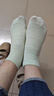 猫人女士袜子女秋冬【100%纯棉10A抑菌】短袜筒防臭吸汗纯色女袜短6双 实拍图