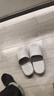 LURAD拖鞋男士夏季厚底家用防滑抗菌防臭居家浴室洗澡凉鞋女灰色 43-44 实拍图