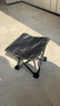 小魔折叠凳 马扎折叠椅子便携式 户外钓鱼凳高铁旅行野营排队神器 黑 实拍图