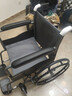 鱼跃(yuwell)轮椅车H051折叠老人轻便旅行手推车钢管免充气胎代步车 实拍图