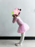 宾娜诗（binnashi） 儿童舞蹈服夏季短袖女童芭蕾舞裙女孩拉丁跳舞裙舞蹈衣开档粉色 长袖粉色 110 实拍图