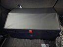 京东京造汽车后备箱收纳箱车载收纳盒储物箱尾箱整理盒 可折叠 皮革款 60L 实拍图