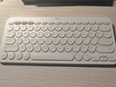 罗技（Logitech）时尚系列 K380 键盘 蓝牙办公键盘 无线键盘 女友 便携超薄键盘 笔记本键盘 芍药白 实拍图