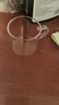 六色茶杯含杯架加厚耐热玻璃品茗杯水杯带把杯功夫茶具喝茶收纳 透明品茗杯1只 实拍图