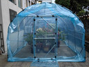 【顺丰包邮】家用温室花棚暖房大棚骨架蔬菜防寒保暖阳光棚阳光房 2米宽*2米长*2米高【送加厚无滴膜】 实拍图