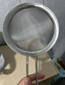 炊大皇 全身304不锈钢网漏勺26目过滤网勺细网勺面粉筛捞漏勺中号 实拍图