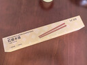 双枪红檀木筷子天然抗菌木筷 家用实木无漆无蜡筷子餐具套装10双 实拍图