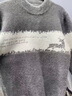 啄木鸟男士毛衣秋冬季新款加厚半高领青年针织打底衫保暖毛线衣服冬装男 20736/2556灰色 【亲肤抗起球】 XL 实拍图
