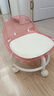 亚克力小凳子静音带万向轮儿童学步凳网红小椅子滑轮矮凳浴室凳 颜色随机【活动款】 实拍图