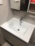九牧（JOMOO）浴室柜陶瓷一体盆卫生间洗脸盆柜组合洗手盆卫浴洗漱台A2741升级 智能款 双侧灯|除雾 淡藕70cm 【无龙头】 实拍图