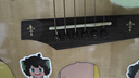 沃声 牛骨乌木 民谣吉他弦钉弦锥弦柱 木吉他固弦锥固弦钉 鲍鱼贝镶嵌 乌木镶铜圈小彩贝【6个】 实拍图