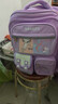 史努比（SNOOPY）小学生书包轻便儿童护脊减负双肩包痛包 四到六年级 紫色大号 实拍图