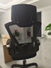 锦汐 电脑椅家用办公椅子靠背人体工学椅学习转椅老板座椅游戏电竞椅 【可后躺】黑框黑网 实拍图