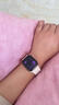 Apple/苹果 Watch S11 智能手表GPS+蜂窝款42毫米玫瑰金色铝金属表壳淡桃粉色运动型表带S/M MF984CH/B 实拍图