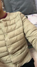 鸭鸭（YAYA）佟丽娅同款轻薄羽绒服女新款冬季短款圆领内胆修身时尚薄外套男 驼色【女款无领】 L 【建议100-115斤】 实拍图