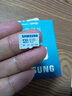 三星（SAMSUNG）128GB TF(MicroSD)存储卡 EVO白卡 U3A2V30 手机平板switch游戏机内存卡 支持4K视频 读160MB/s 实拍图