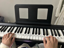 特伦斯电子琴88键折叠琴成人儿童初学电钢键盘教学乐器V10便携钢琴 典雅黑+原装琴包+Z型琴架 实拍图