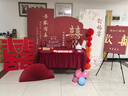 莱邦宸 订婚布置全套 2026新款订婚场景布置全套背景板布置套装装饰 定制款/桃之夭夭奢享 实拍图